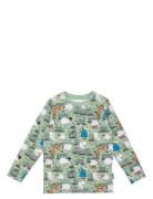Insekter Tröja Tops T-shirts Long-sleeved T-shirts Green MUMIN