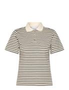 Leyna Polo Top Tops T-shirts & Tops Polos Grey Noella