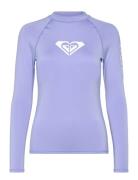 Whole Hearted Ls Tops T-shirts & Tops Long-sleeved Blue Roxy