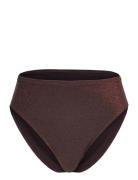 Brief Bikini High Hanna Lurex Swimwear Bikinis Bikini Bottoms High Wai...