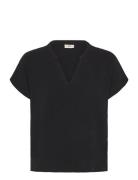 Jdylion Life S/S Top Wvn Tops T-shirts & Tops Short-sleeved Black JDY