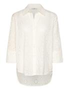 Jdytallie 3/4 Long Shirt Wvn Noos Tops Shirts Long-sleeved White JDY