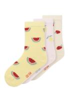 Nmfhulli 3P Sock Socks & Tights Socks Yellow Name It
