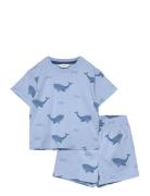 Pyjamas .-- Whale Pyjamas Sett Blue Mango