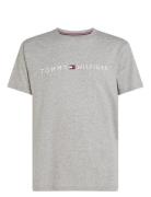 Ss Tee Tops T-shirts Short-sleeved Grey Tommy Hilfiger