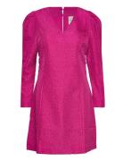 Yascrinkle 7/8 Dress Kort Kjole Purple YAS