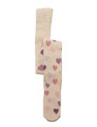 Fine-Knit Tights Tights Beige Lindex