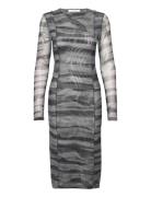 Josie Dress Aop 8211 Knelang Kjole Multi/patterned Samsøe Samsøe