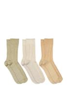 Julie Glitter Socks 3-Pack Lingerie Socks Regular Socks Multi/patterne...