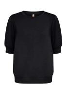 Sc-Banu Tops Sweat-shirts & Hoodies Sweat-shirts Black Soyaconcept