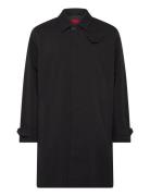 Maver2431 Trench Coat Kåpe Black HUGO