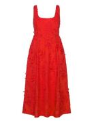 Fronia Knelang Kjole Red Munthe