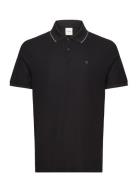 Ss Refined Pique Tipped Classic Tops Polos Short-sleeved Navy Calvin K...