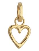 Organic Heart Charm Accessories Jewellery Earrings Hoops Gold Enamel C...