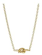 Knot Necklace Accessories Jewellery Necklaces Chain Necklaces Gold Bud...