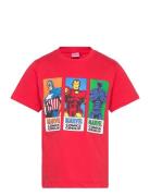 Tshirt Tops T-shirts Short-sleeved Red Marvel