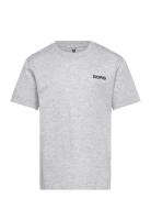 Borg Essential 4 T-Shirt Sport T-shirts Short-sleeved Grey Björn Borg