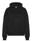 A- Logo Emb French Terry Po Hood Tops Sweat-shirts & Hoodies Hoodies B...