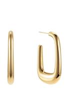 Lou Hoop Earring Steel Accessories Jewellery Earrings Hoops Gold By Jo...