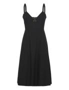 Ariette Strappy Midi Dress Kort Kjole Black French Connection