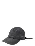 Straw Cap With Tie At Back Accessories Headwear Caps Black Lindex