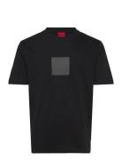 Dusplit Tops T-shirts Short-sleeved Black HUGO