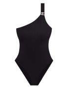 Lrl Luxury Black Shoulder Swims Badedrakt Badetøy Navy Lauren Ralph La...