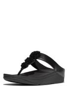 Fino Beadie-Button Metallic Toe-Post Sandals Flip-flopper Sandaler Bla...