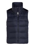 Lw Down Casual Vest Vests Padded Vests Navy Tommy Hilfiger