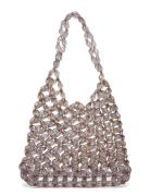 Gala Clutch Net Brown Bags Clutches Beige Pipol's Bazaar