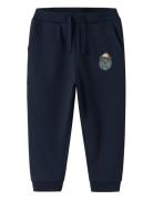 Nmmlogan Nreg Sweat Pant Unb Bottoms Sweatpants Navy Name It