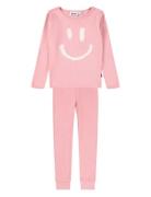 Lue Pyjamas Sett Pink Molo
