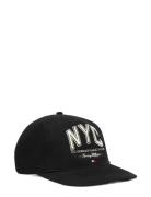 Th Flag Seasonal 5 Panel Cap Accessories Headwear Caps Black Tommy Hil...