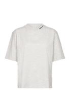 A- Cooling Jersey Relaxed Tee Tops T-shirts & Tops Short-sleeved Grey ...