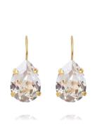 Mini Drop Clasp Earrings Gold Øredobber Smykker Gold Caroline Svedbom