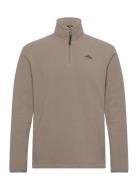 Polar Fleece Half Zip Tops Sweat-shirts & Hoodies Sweat-shirts Beige S...