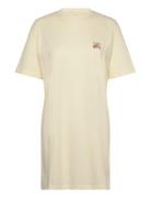 Nightie Boxy R-Neck Croissant Nattkjole Cream Hunkemöller