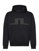 Karson Graphic Hoodie Tops Sweat-shirts & Hoodies Hoodies Black J. Lin...
