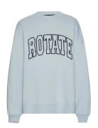 Heavy Sweat Crewneck Tops Sweat-shirts & Hoodies Sweat-shirts Blue ROT...
