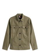 Cotton Twill Shirt Jacket Tynn Jakke Khaki Green Tommy Hilfiger
