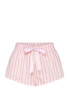 Poplin Pyjamas Shorts Shorts Pink Gina Tricot