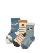 Silas Socks 3-Pack Socks & Tights Socks Multi/patterned Liewood