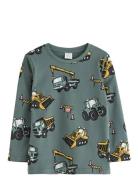Top Ls Working Vehicles Tops T-shirts Long-sleeved T-shirts Green Lind...