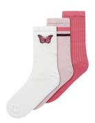 Nkfluna 3P Sock Socks & Tights Socks Multi/patterned Name It