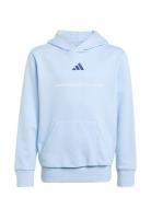 B Fl Hd Tops Sweat-shirts & Hoodies Hoodies Blue Adidas Sportswear
