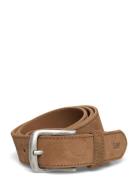 Suede Belt Accessories Belts Classic Belts Brown Lee Jeans
