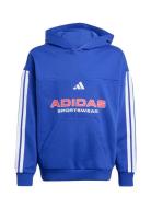 J Tiro Fl Hdd Tops Sweat-shirts & Hoodies Hoodies Blue Adidas Sportswe...