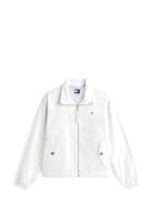Tjw Reg Zip Cotton Jacket Ext Outerwear Jackets Light-summer Jacket Wh...