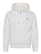 Double-Knit Full-Zip Hoodie Tops Sweat-shirts & Hoodies Hoodies White ...
