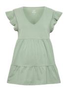 Maternity Flutter Sleeve Top Tops Blouses Short-sleeved Green GAP
